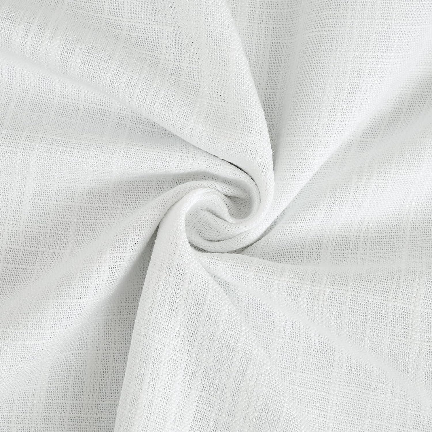 Central Park White Curtain Panel 100x95 Extra Wide