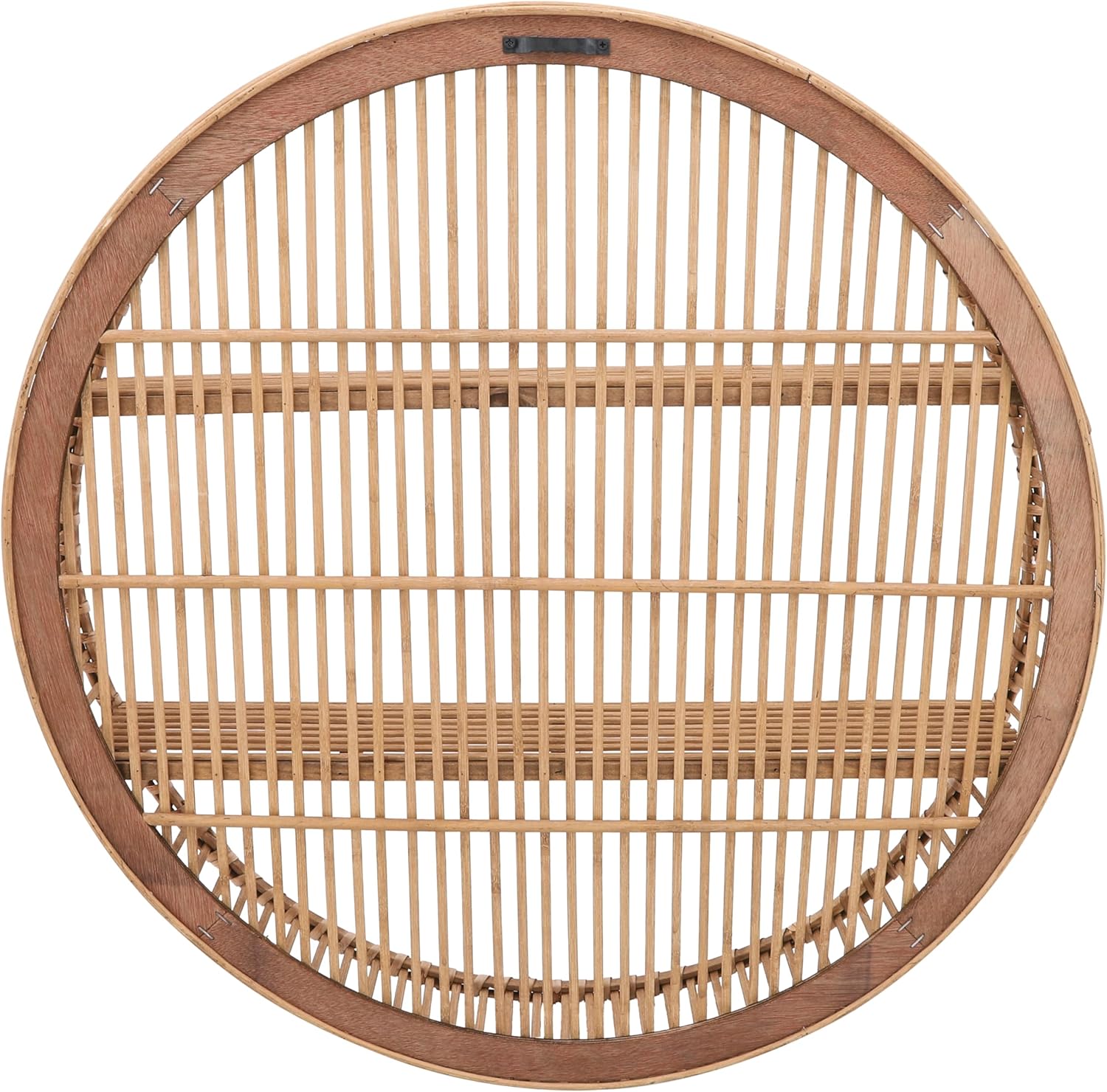 Sagebrook Home Bamboo Wall Shelf - 31 Boho Floating Shelf