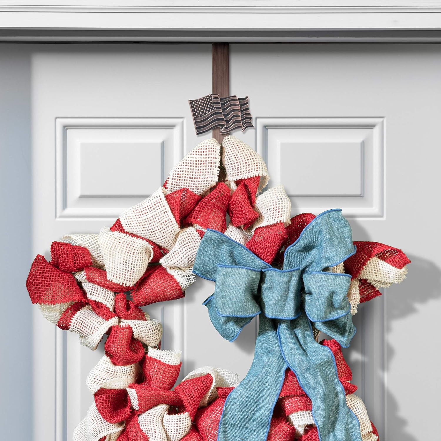 Haute Decor Adjustable Wreath Hanger with Seasonal Icons