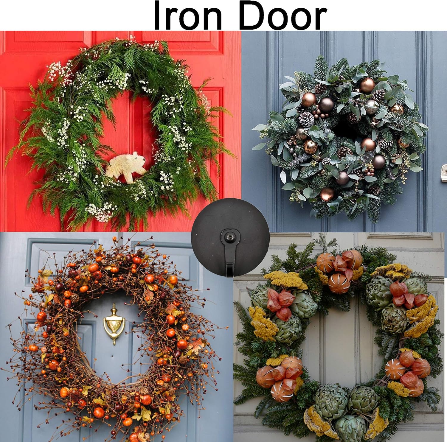 YYST Magnetic Wreath Hanger - 2 Pack