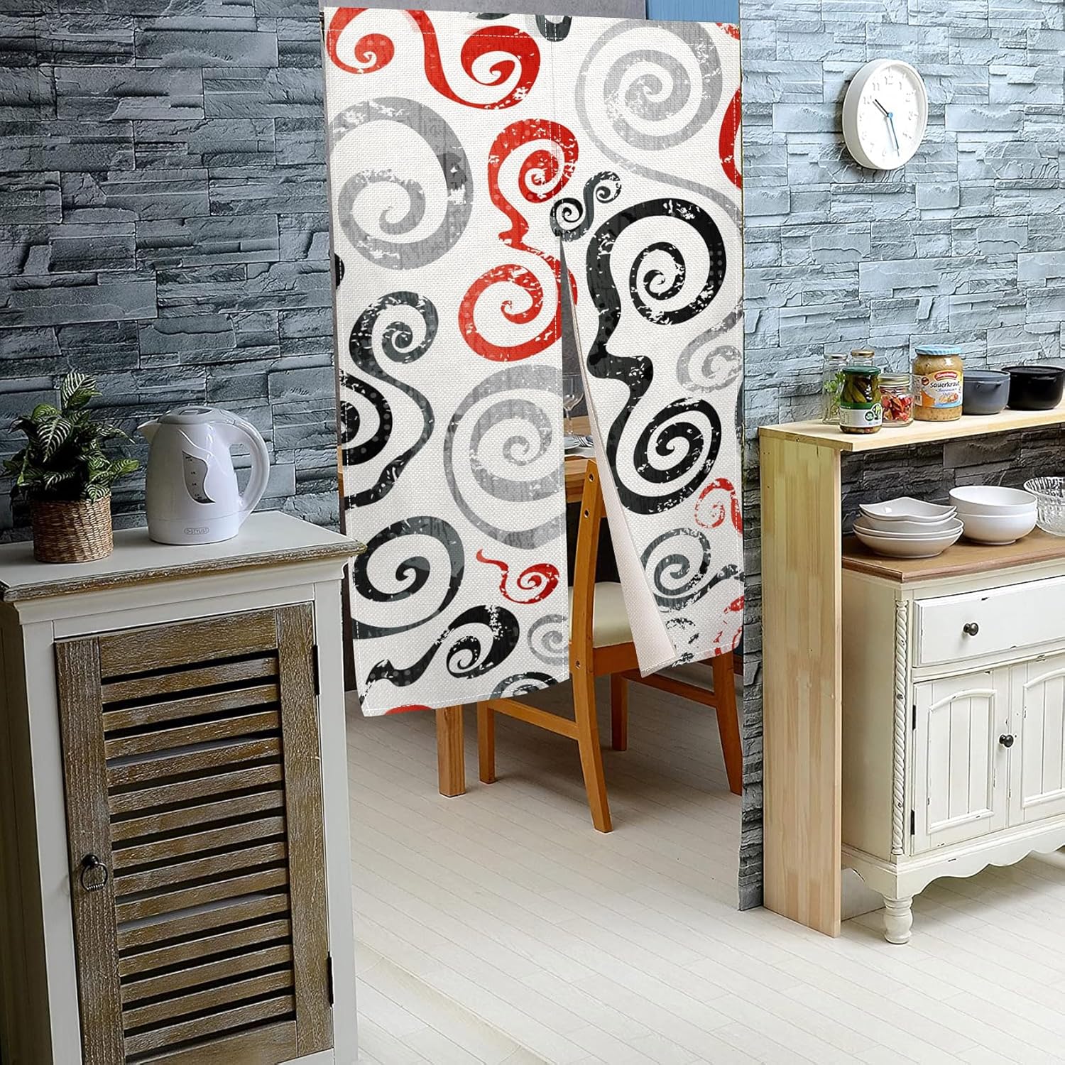 Japanese Style Noren Curtain for Privacy and Decor