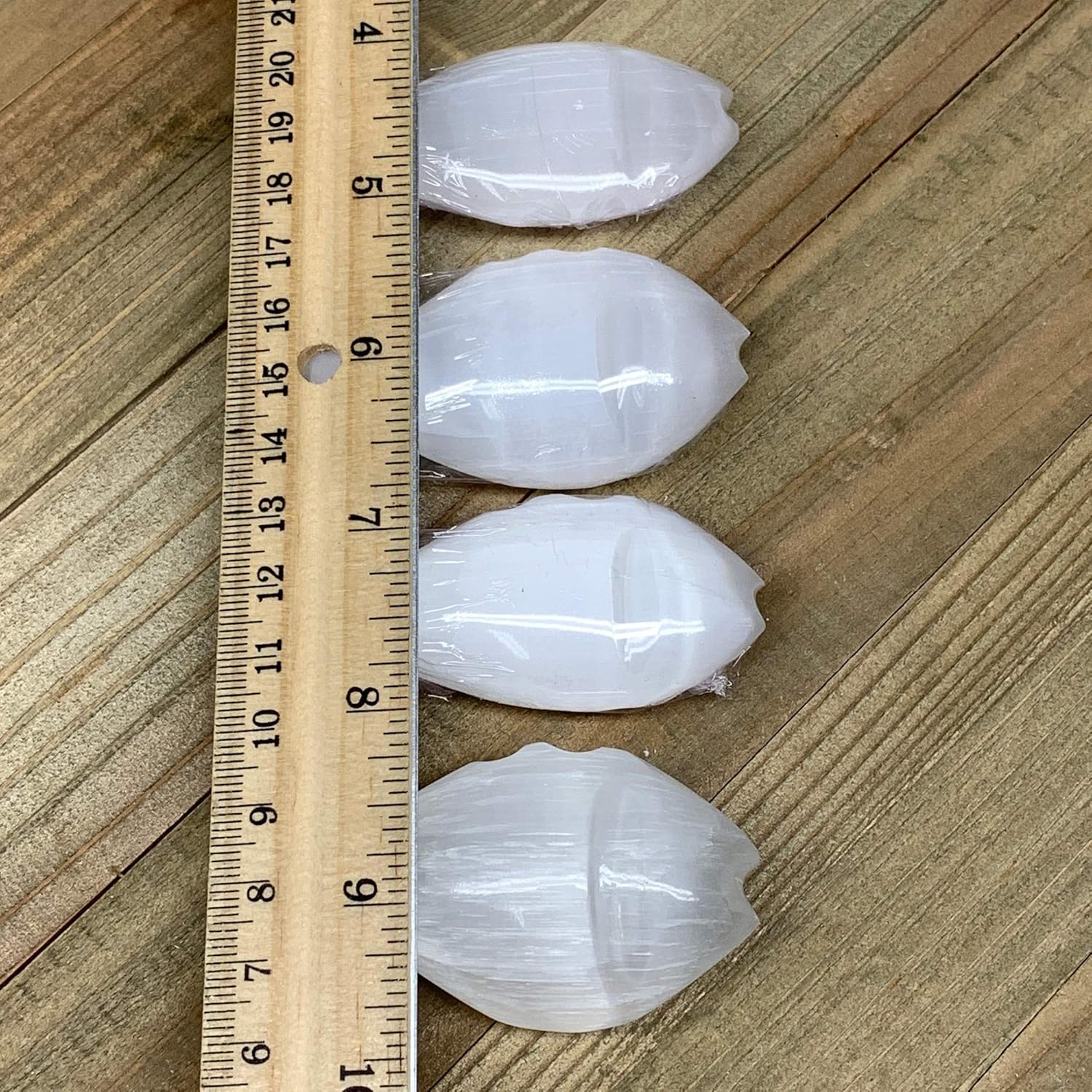 White Selenite Fish Crystal Handcrafted Morocco