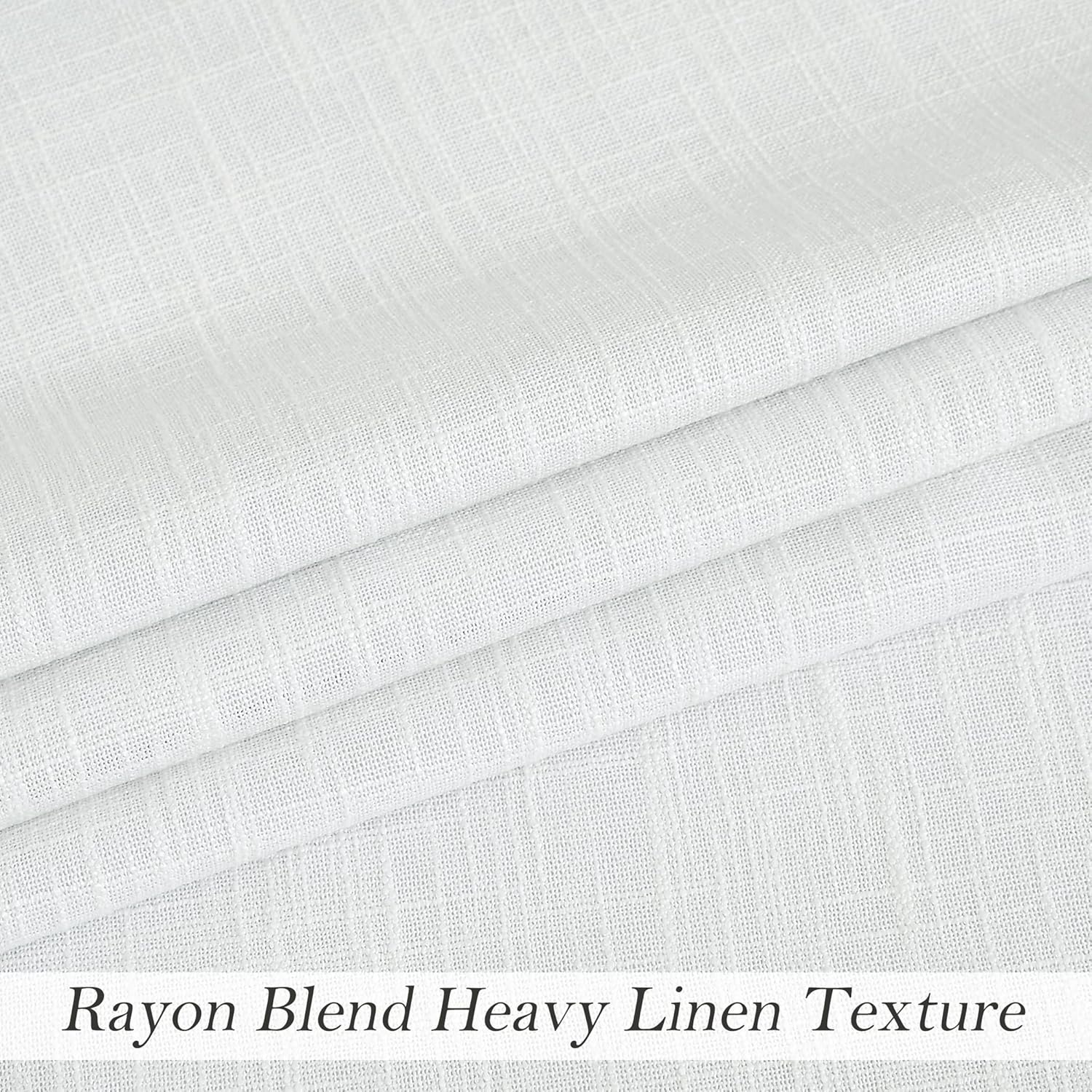 Central Park White Curtain Panel 100x95 Extra Wide