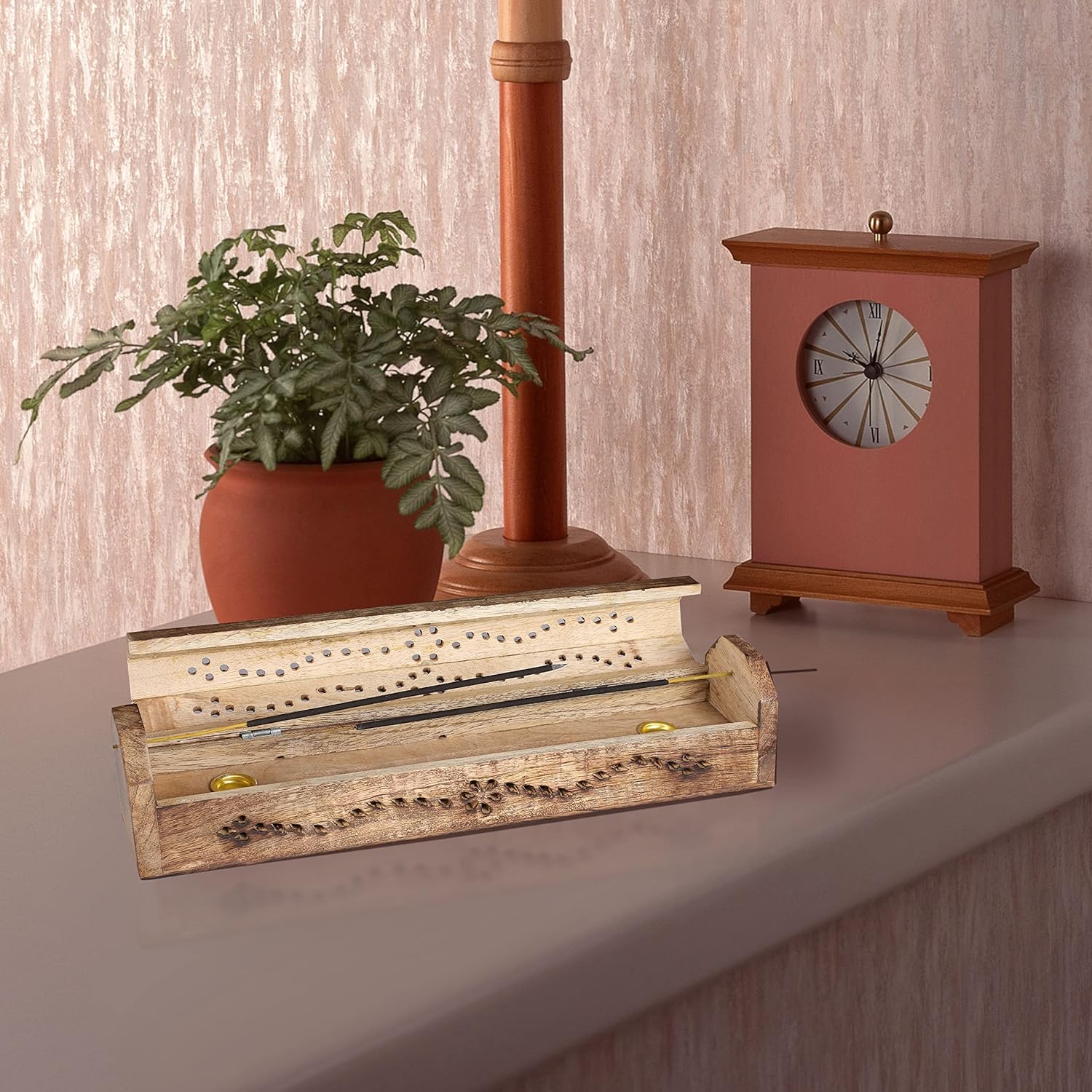 Light Pro 12 Inch Antique Natural Incense Holder